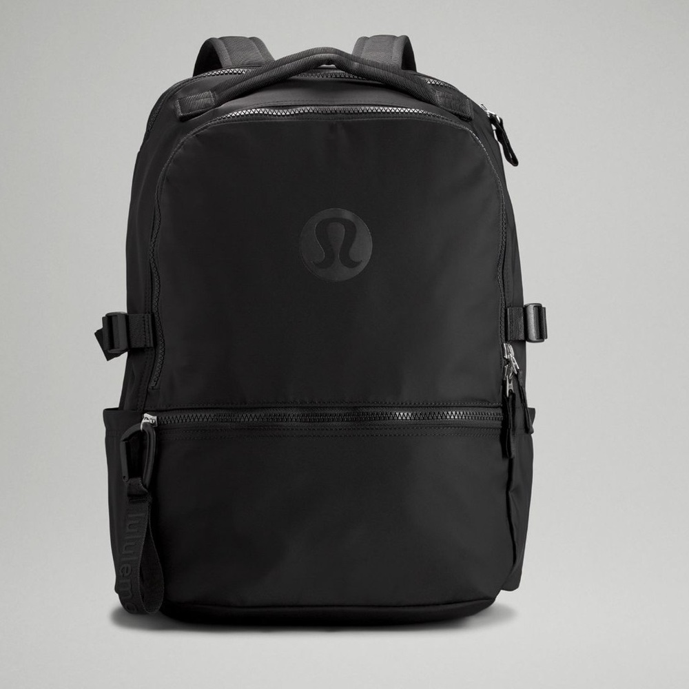 SOLD Lululemon athletica New Crew Black Minimalist Luxury Utility Backpack 22L